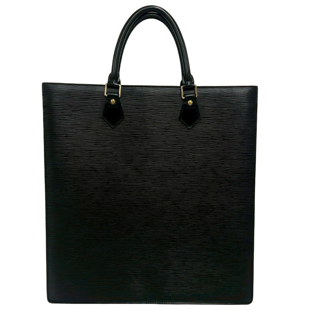 Louis Vuitton Sac Plat Epi Leather Handbag Business Tote Noir — view 3