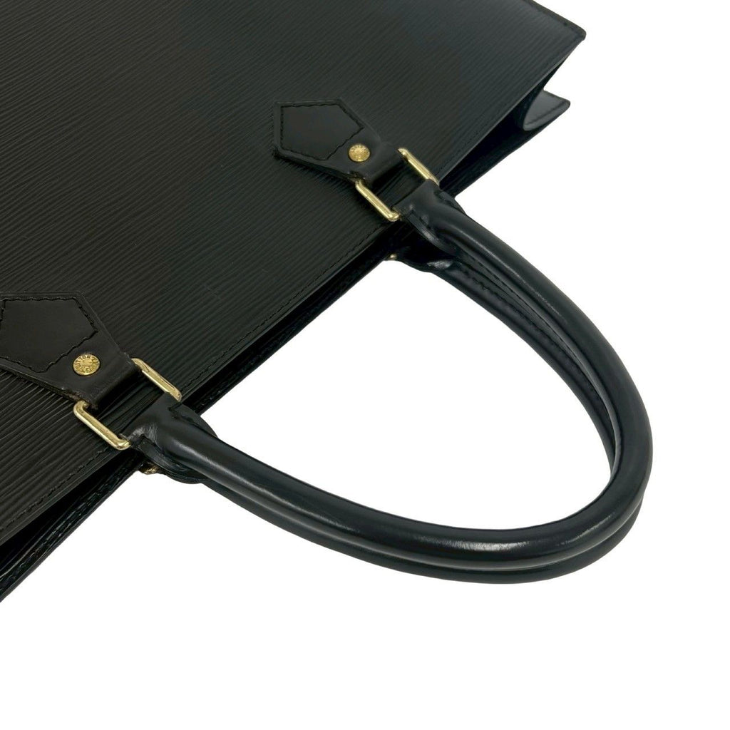 Louis Vuitton Sac Plat Epi Leather Handbag Business Tote Noir — view 4