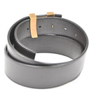 Louis Vuitton Belt Ceinture LV Initial 80 Brown Gold Leather — view 3