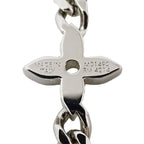 Louis Vuitton Necklace Metal Monogram Low Silver Logo Chain — view 7