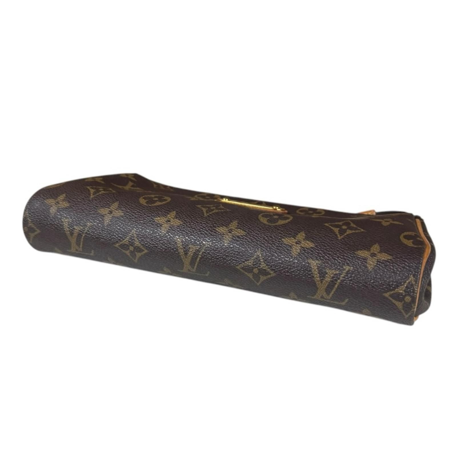 Louis Vuitton Monogram Shoulder Bag Canvas Brown