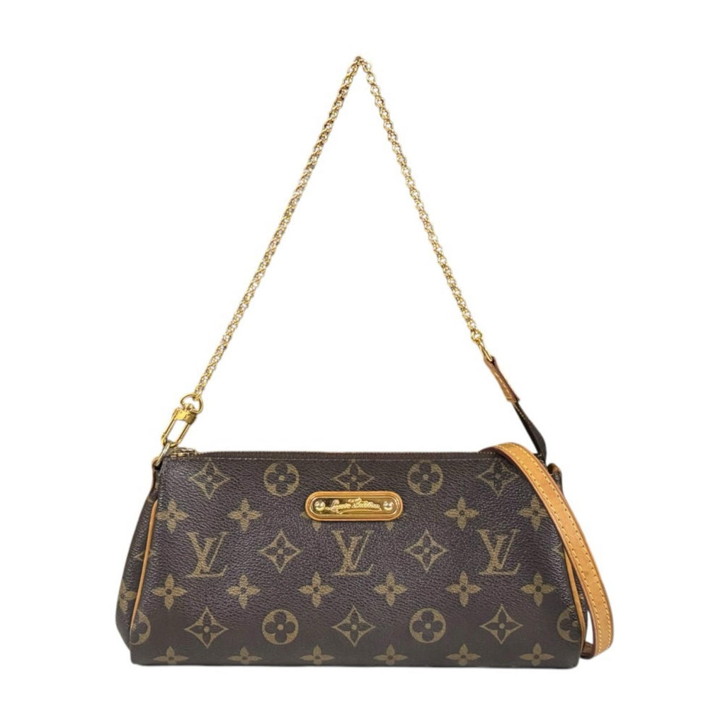 Louis Vuitton Monogram Shoulder Bag Canvas Brown