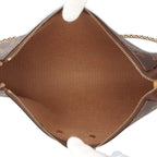 Louis Vuitton Monogram Shoulder Bag Canvas Brown