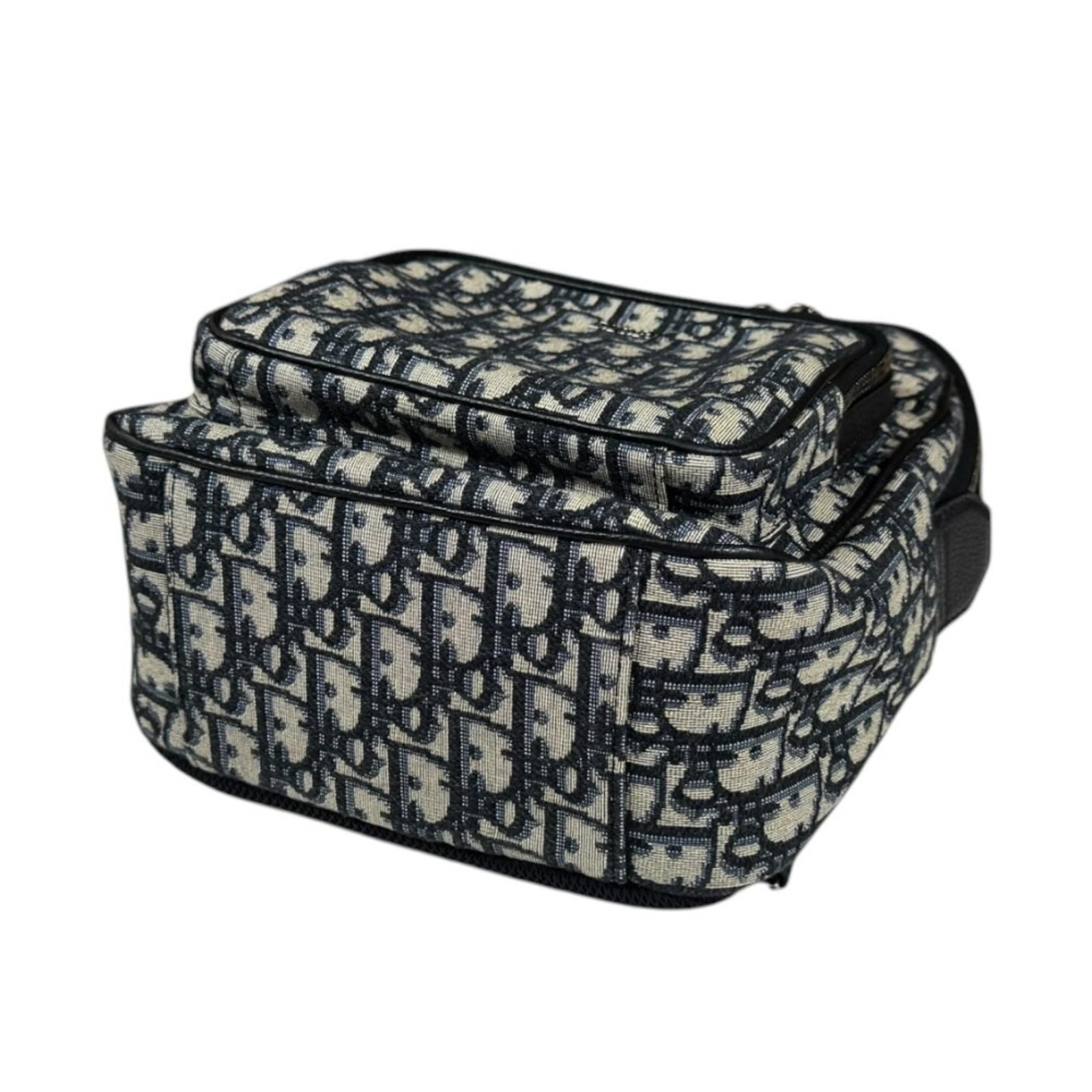 Dior Oblique Belt Bag Canvas Navy — view 6