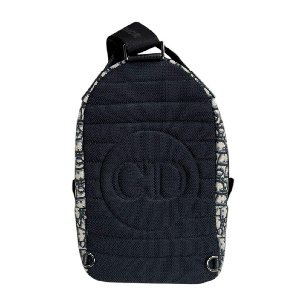 Dior Oblique Belt Bag Canvas Navy — view 5