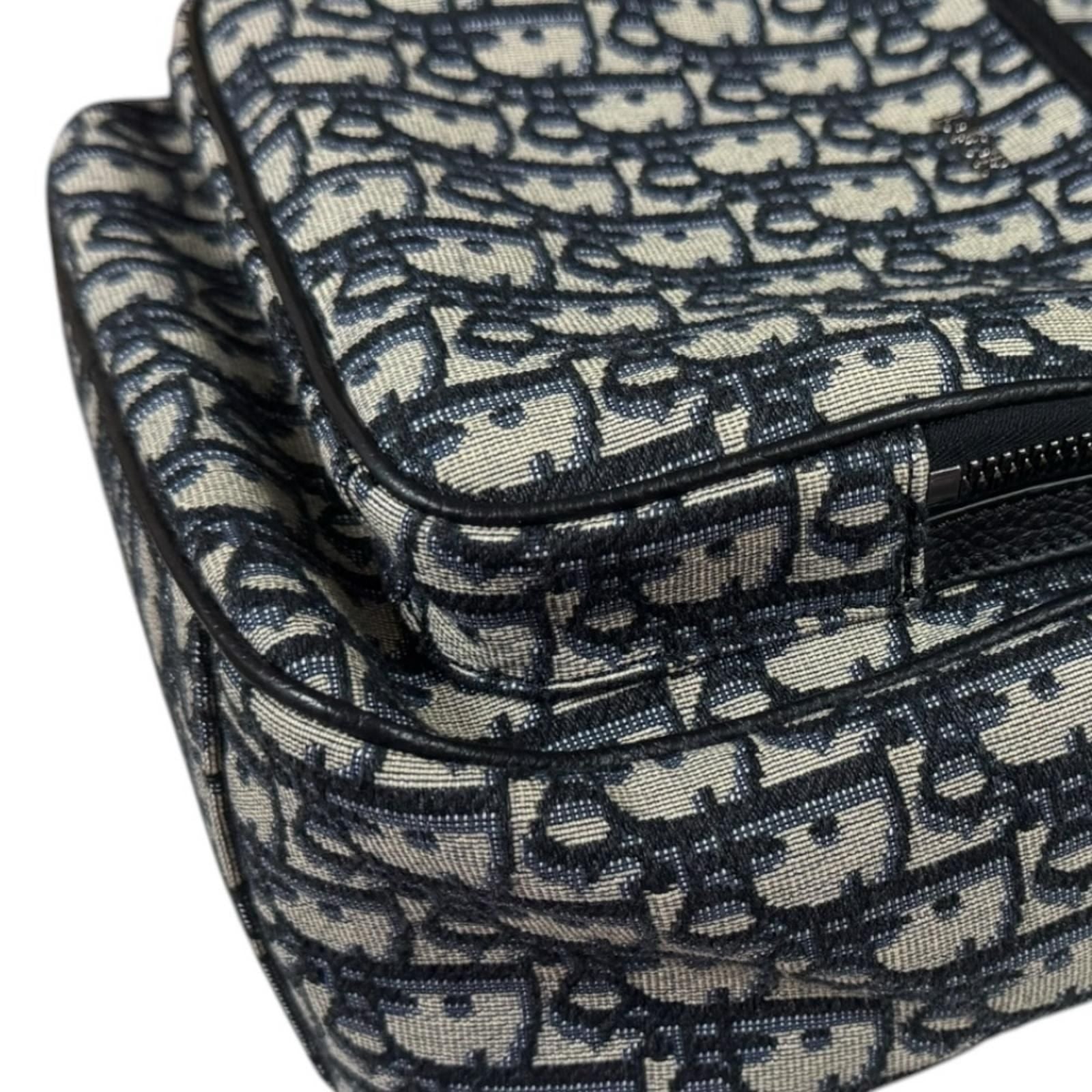 Dior Oblique Belt Bag Canvas Navy — view 8