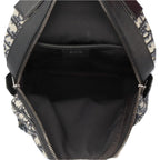 Dior Oblique Belt Bag Canvas Navy — view 7