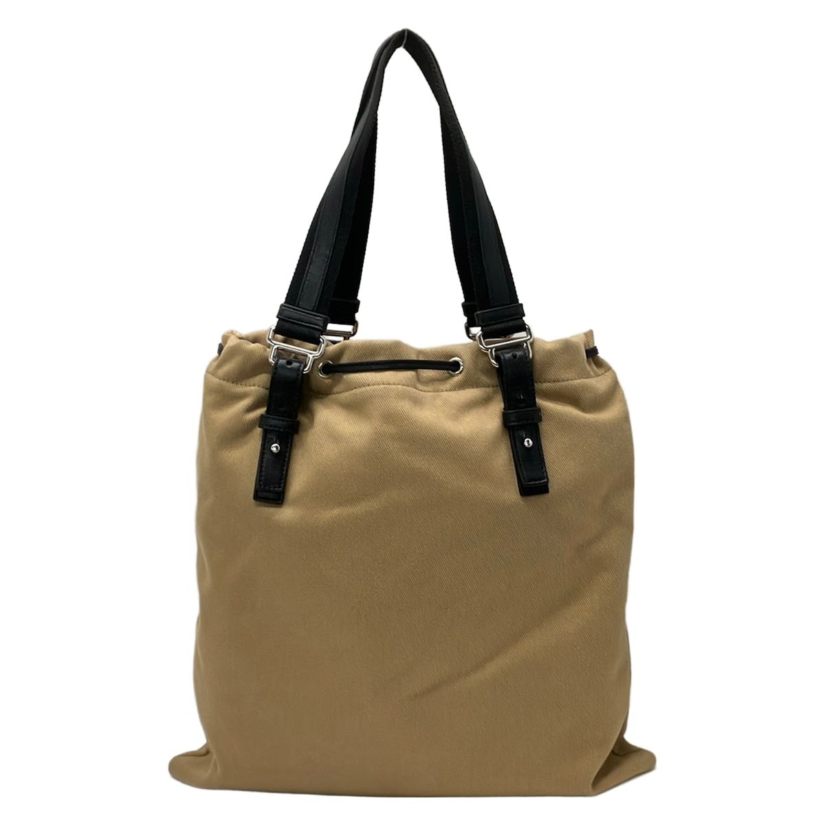 Saint Laurent Rive Gauche Tote Kahala Beige Black Leather — view 3