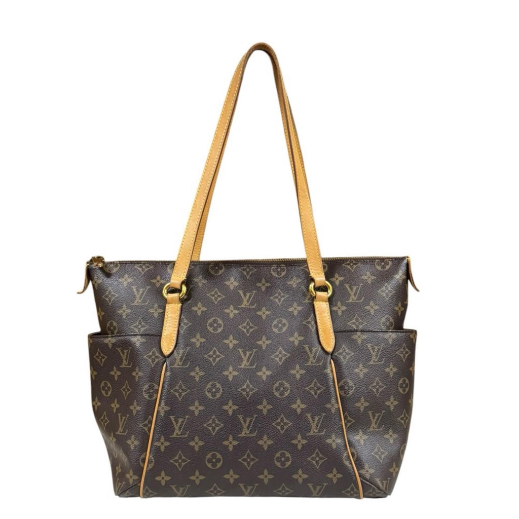 Louis Vuitton Totally MM Monogram Shoulder Bag Canvas Brown