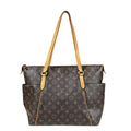 Louis Vuitton Totally MM Monogram Shoulder Bag Canvas Brown