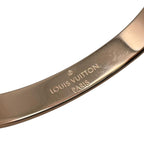 Louis Vuitton Bracelet Bangle Calf Nanogram M Monogram Rose Gold — view 4