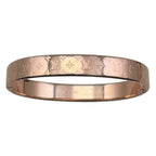 Louis Vuitton Bracelet Bangle Calf Nanogram M Monogram Rose Gold — view 2