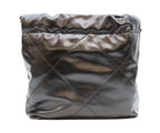 Chanel Black 22 Mini Shiny Calfskin Gold Chain — view 3