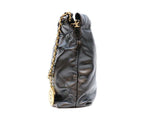 Chanel Black 22 Mini Shiny Calfskin Gold Chain — view 2