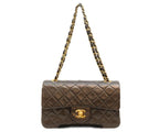 Chanel Black Lamb Gold Quilted 23