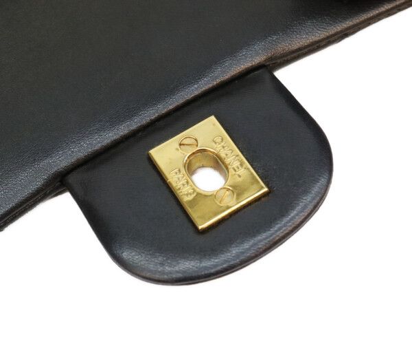 Chanel Black Lamb Gold Quilted 23 — view 7
