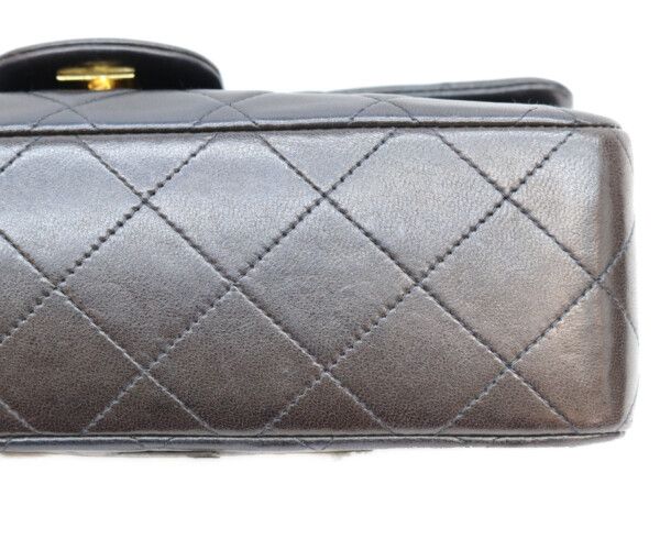 Chanel Black Lamb Gold Quilted 23 — view 8