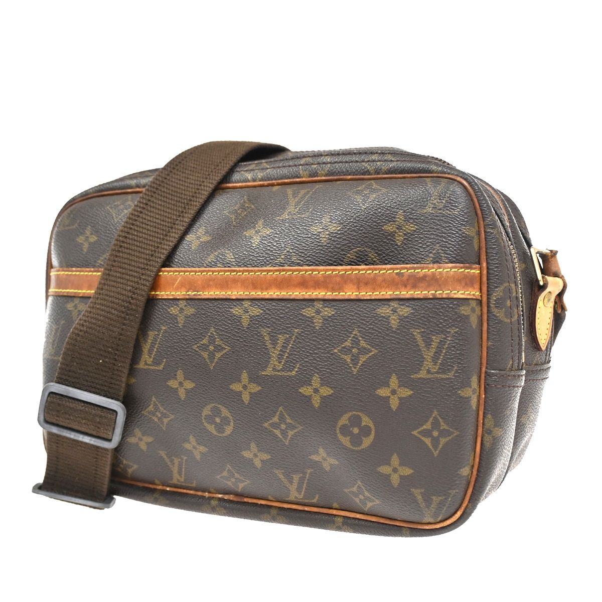 Louis Vuitton Reporter PM Shoulder Bag Monogram Leather