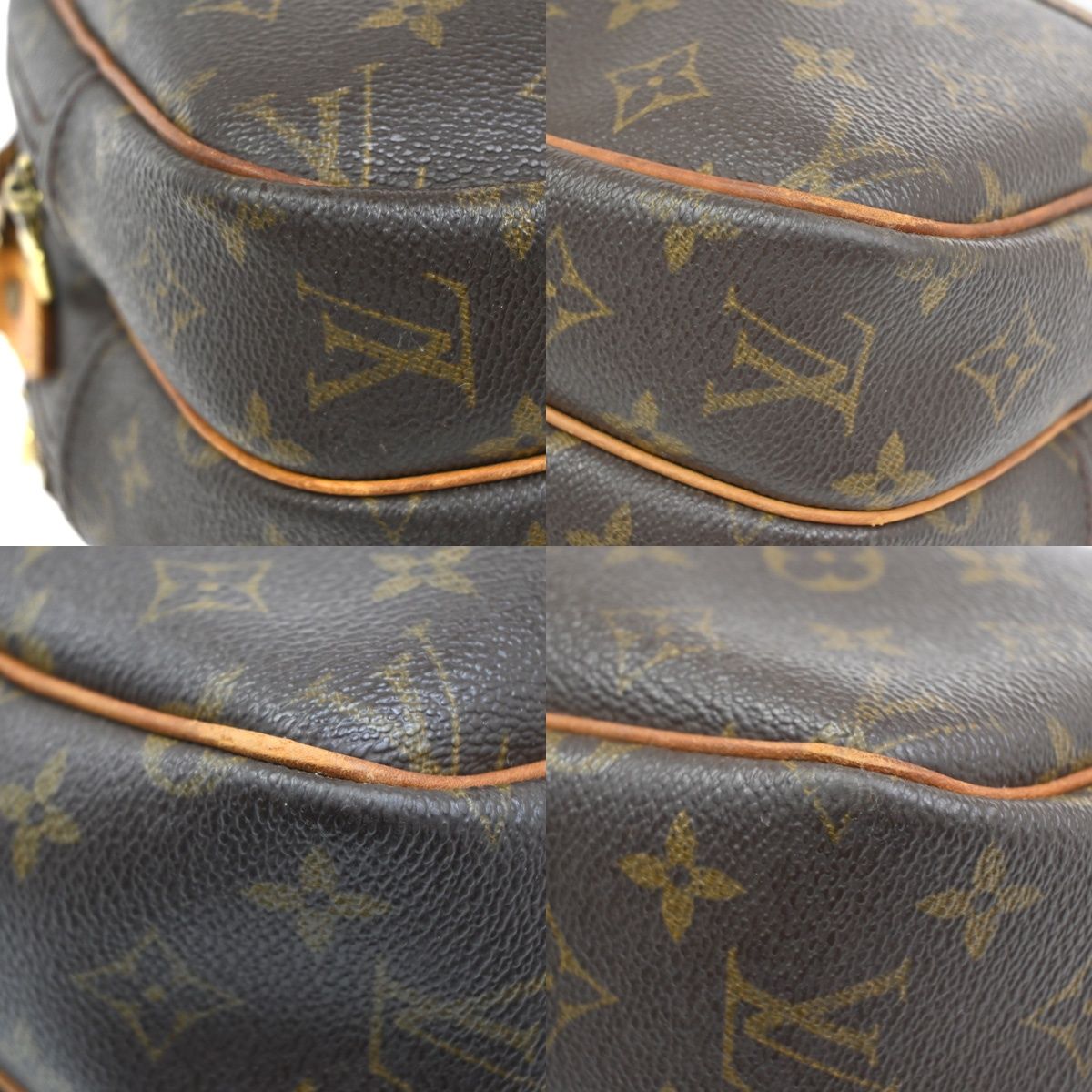 Louis Vuitton Reporter PM Shoulder Bag Monogram Leather — view 7