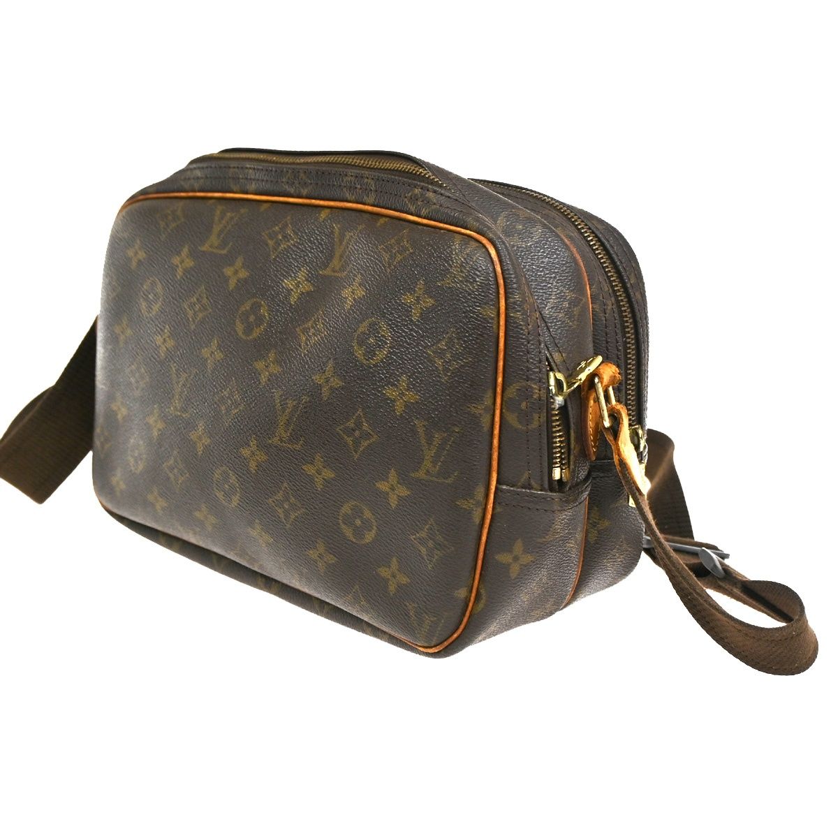 Louis Vuitton Reporter PM Shoulder Bag Monogram Leather — view 4