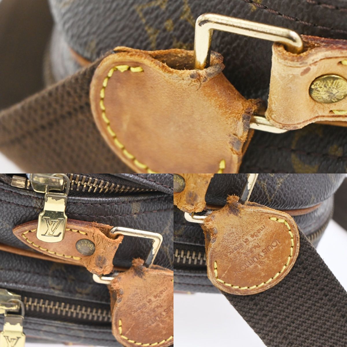 Louis Vuitton Reporter PM Shoulder Bag Monogram Leather — view 8