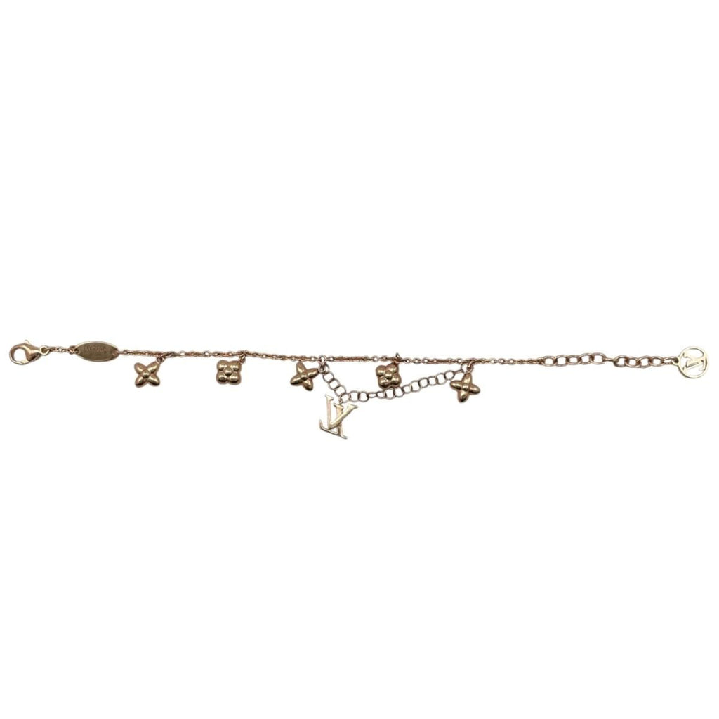Louis Vuitton Bracelet LV Floragram Monogram Flower Pearl Rose Gold — view 3
