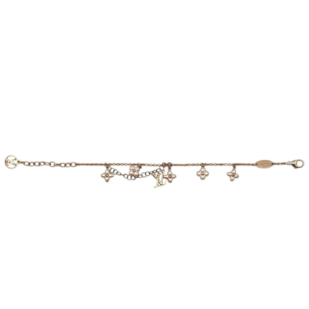 Louis Vuitton Bracelet LV Floragram Monogram Flower Pearl Rose Gold — view 2