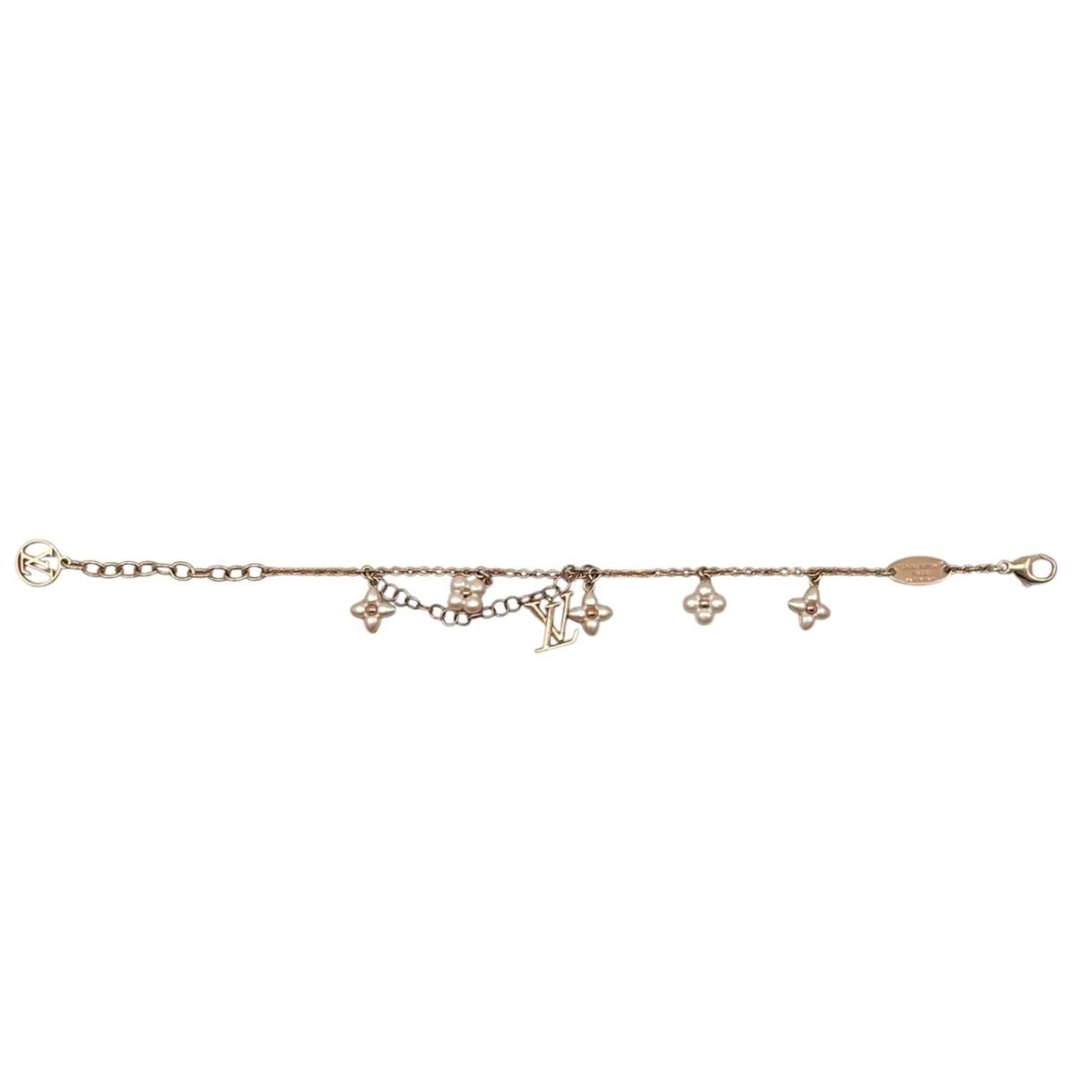 Louis Vuitton Bracelet LV Floragram Monogram Flower Pearl Rose Gold — view 2