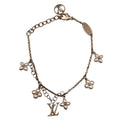 Louis Vuitton Bracelet LV Floragram Monogram Flower Pearl Rose Gold