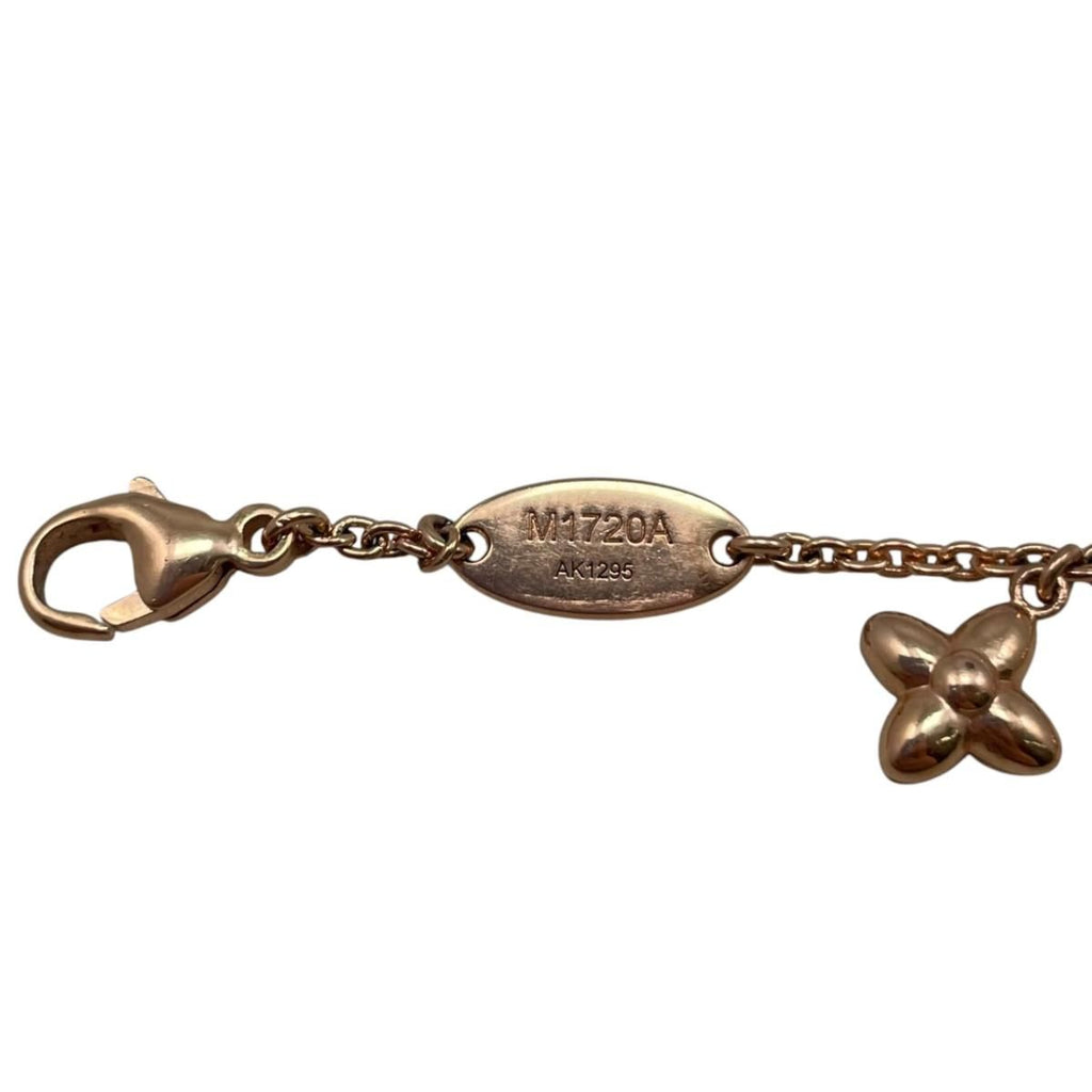 Louis Vuitton Bracelet LV Floragram Monogram Flower Pearl Rose Gold — view 7