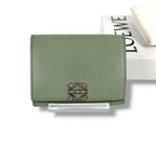 Loewe Trifold Wallet Vertical Compact Silver