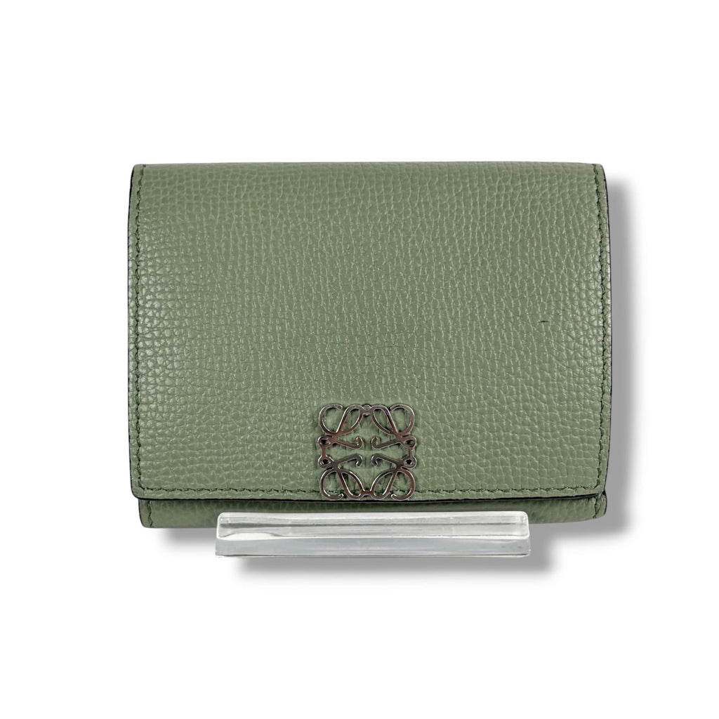 Loewe Trifold Wallet Vertical Compact Silver — view 3