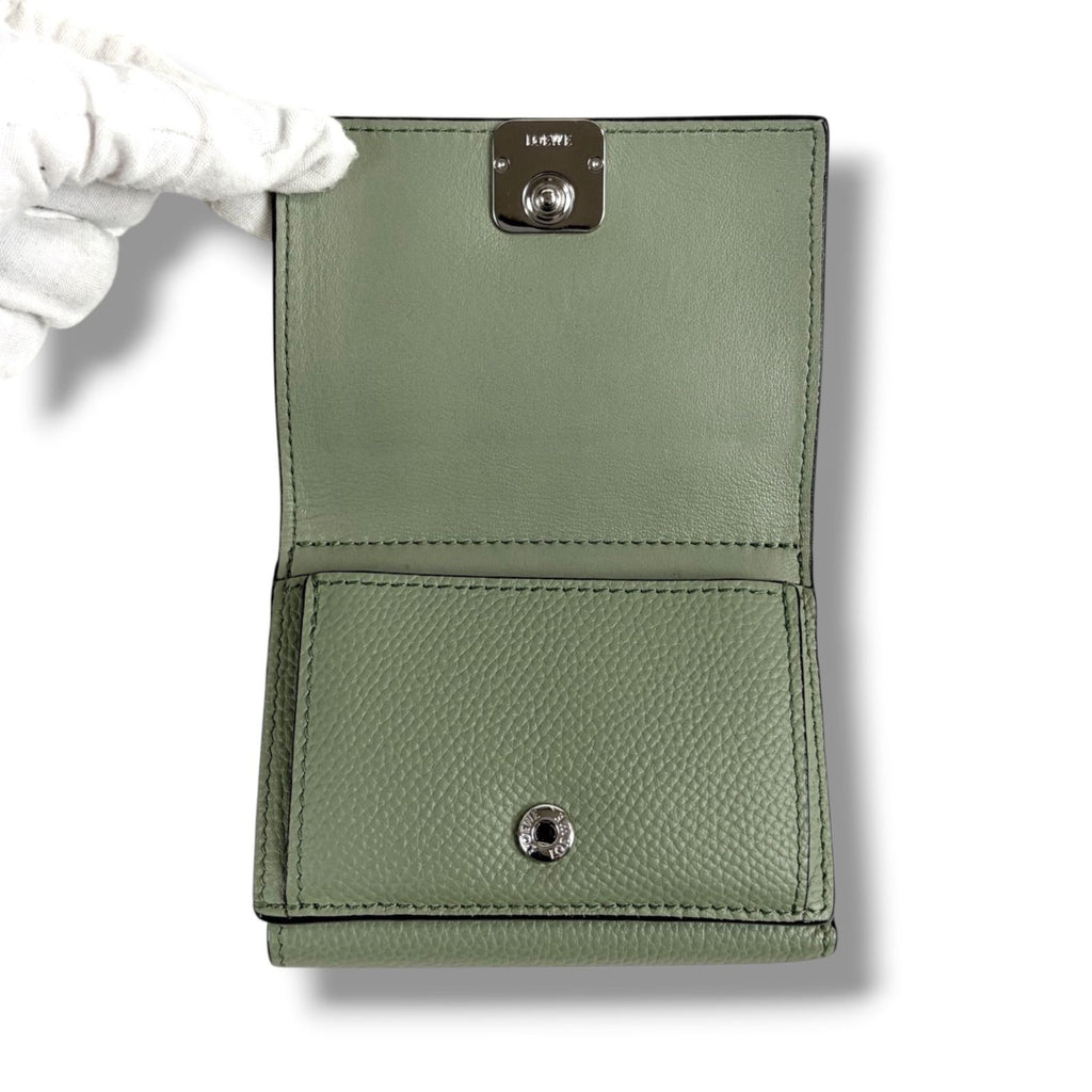 Loewe Trifold Wallet Vertical Compact Silver — view 5