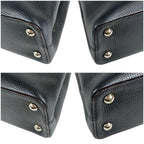 Louis Vuitton Capucines MM Handbag Top Handle Bag Black Noir Taurillon — view 6