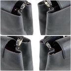 Louis Vuitton Capucines MM Handbag Top Handle Bag Black Noir Taurillon — view 5