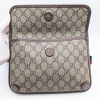 Gucci GG Supreme Neo Vintage Tiger Head Belt Bag Waist Pouch Brown — view 7