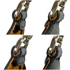 Fendi Strap You Mini Zucca Pattern Black Brown Velour Leather — view 7