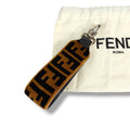 Fendi Strap You Mini Zucca Pattern Black Brown Velour Leather