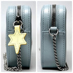 Gucci Yuko Higuchi Chain Shoulder Bag Blue — view 5