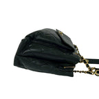 Chanel Vintage Quilted CC Logo Caviar Leather Shoulder Bag Tote Black — view 6