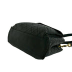Chanel Vintage Quilted CC Logo Caviar Leather Shoulder Bag Tote Black — view 8