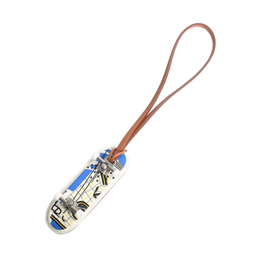 Hermes Charm Finger Skateboard Keychain