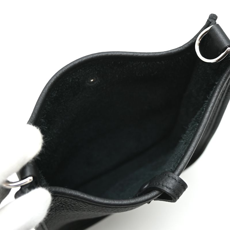 Hermes Shoulder Bag Black — view 6
