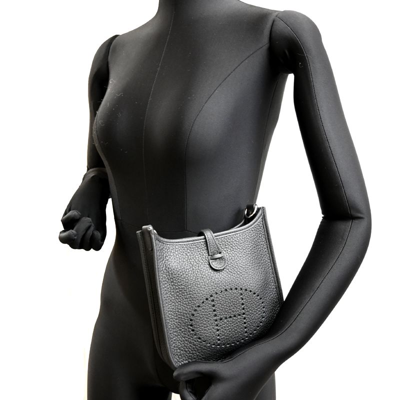 Hermes Shoulder Bag Black — view 9