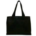 Chanel Card Seal Included CC Logo Caviar Leather Tote Shoulder Bag Black — view 3