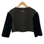 Fendi Jacket 40 M Dark Brown Black Long Sleeve Autumn Spring