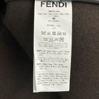 Fendi Jacket 40 M Dark Brown Black Long Sleeve Autumn Spring — view 4