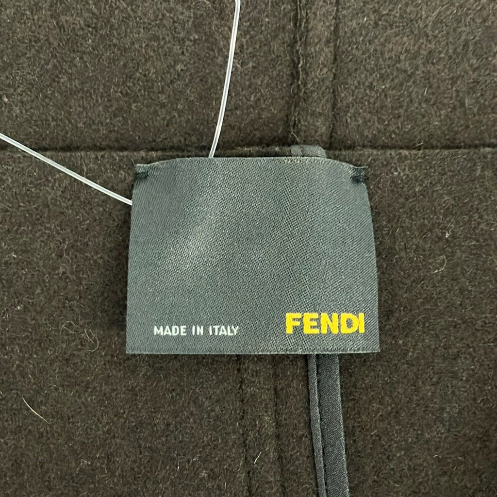 Fendi Jacket 40 M Dark Brown Black Long Sleeve Autumn Spring — view 3