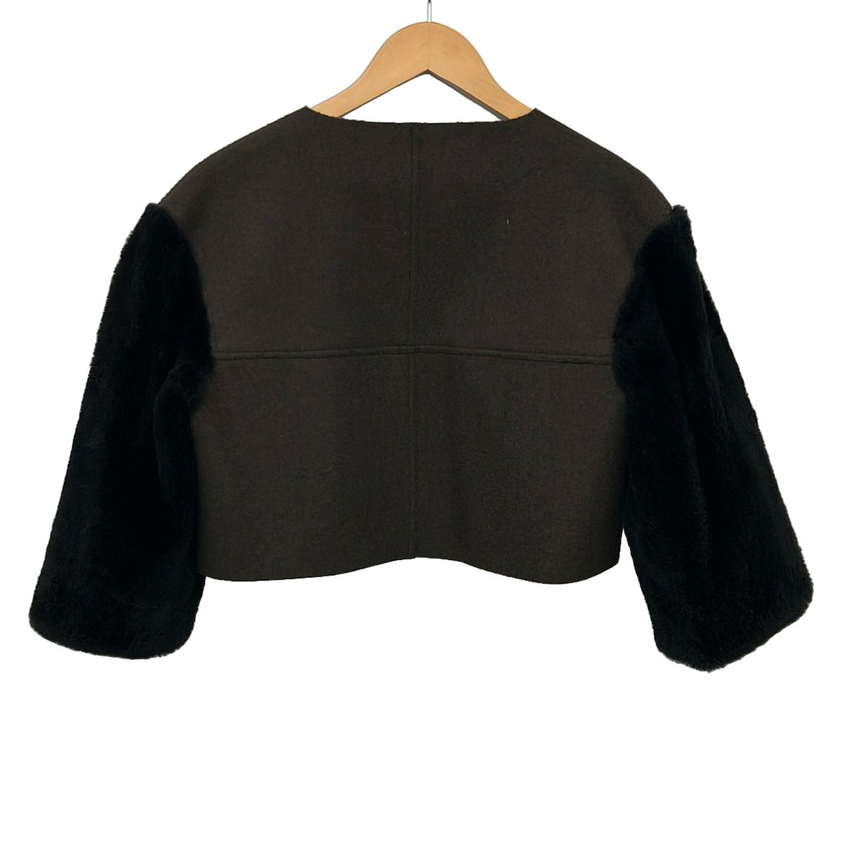 Fendi Jacket 40 M Dark Brown Black Long Sleeve Autumn Spring — view 2