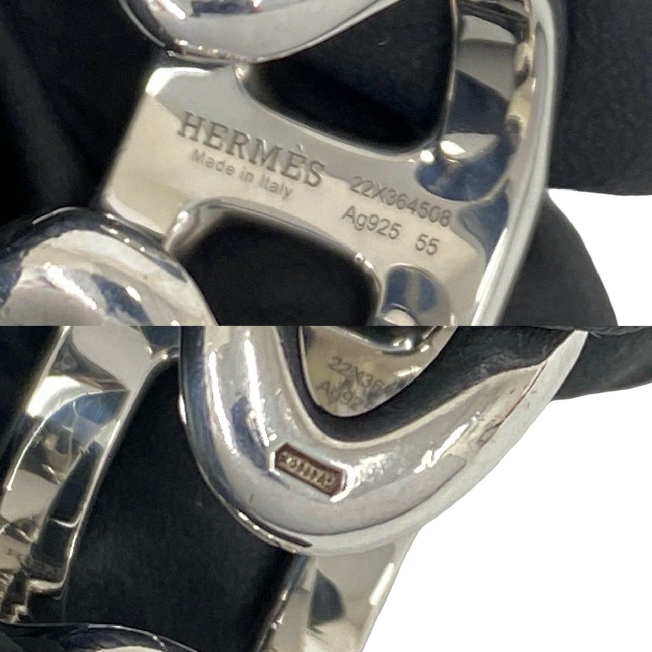 Hermes Osmose GM Ring 925 Sterling Silver — view 3